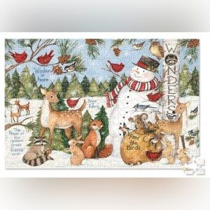 NEW NWT NIB Winter Wonders by Susan Winger 500 Piece Jigsaw Puzzle 30" x 20"